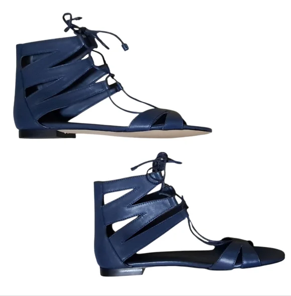 Brooks Brothers Red Fleece Sandals Size 8.5 - Picture 7 of 15